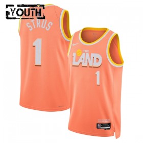 Dres Cleveland Cavaliers Max Strus Nike 2025-26 City Edition Naranča Swingman - Dječji